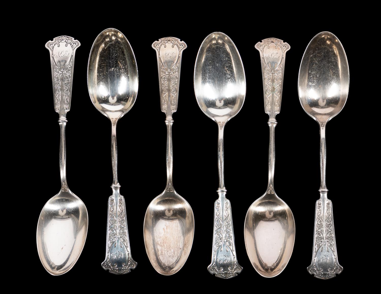 6 PCS, J.E. CALDWELL STERLING
