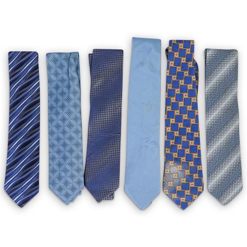 (6 PCS) LANVIN SILK NECKTIE GROUP -