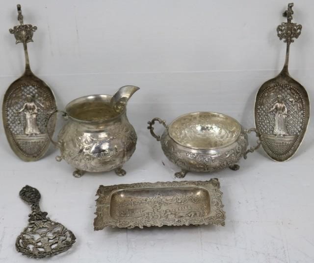 6 PCS OF 19TH C CONTINENTAL
