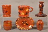 6 PCS. OF BREININGER POTTERY G