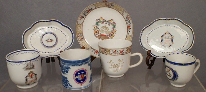 6 pcs of Chinese Export porcelain
