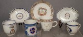 6 pcs of Chinese Export porcel