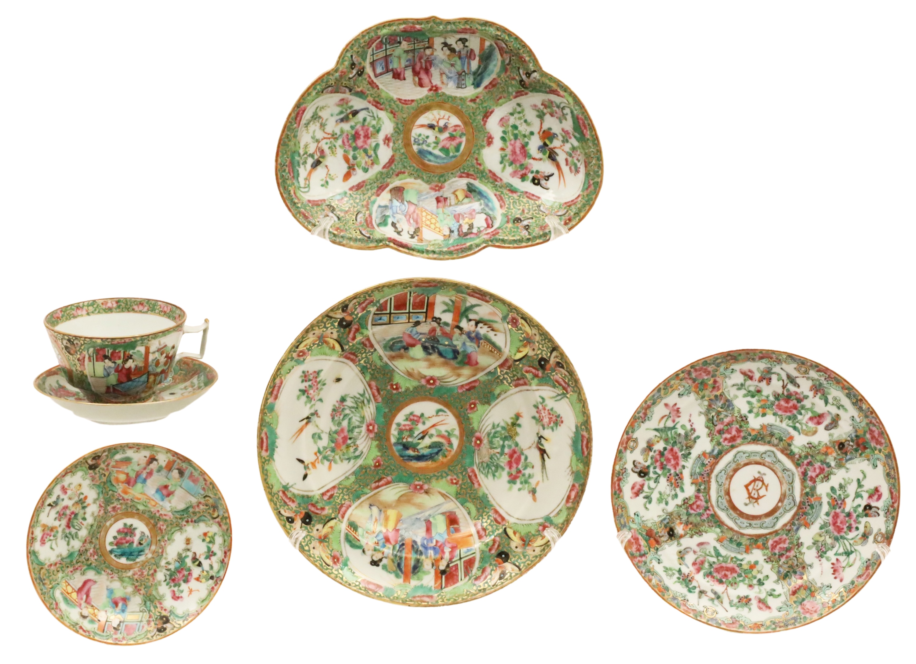 6 PCS OF CHINESE FAMILLE ROSE