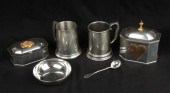(6) Pcs pewter, c/o Colonial W