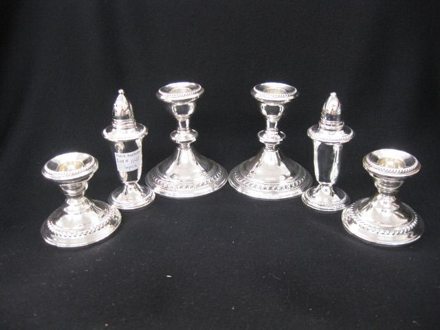 6 pcs. Sterling Silver 2 1/2'' &