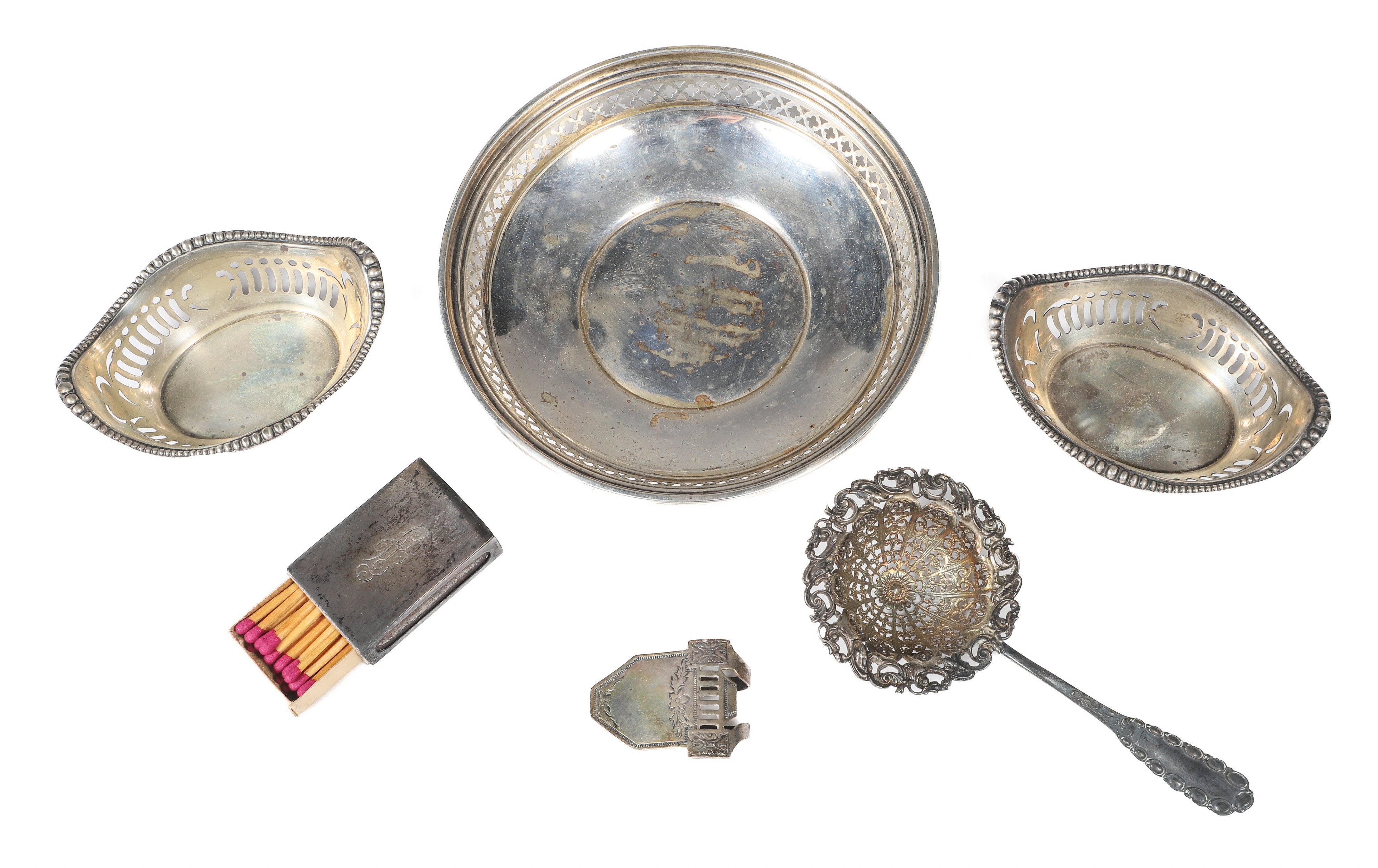(6) Pcs Sterling silver, 4.3 TO,