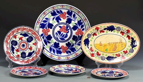 6 PCS. STICK SPATTERWARE INCL.