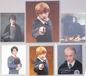 (6) Photos signed by Harry Pot