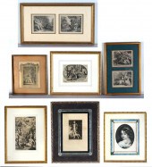 6 PIECE ART LOT FROM PETER FIS