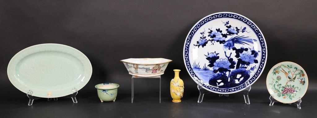 6 PIECE CHINESE PORCELAIN LOT6