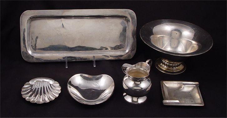 6 PIECE ESTATE MEXICAN STERLING