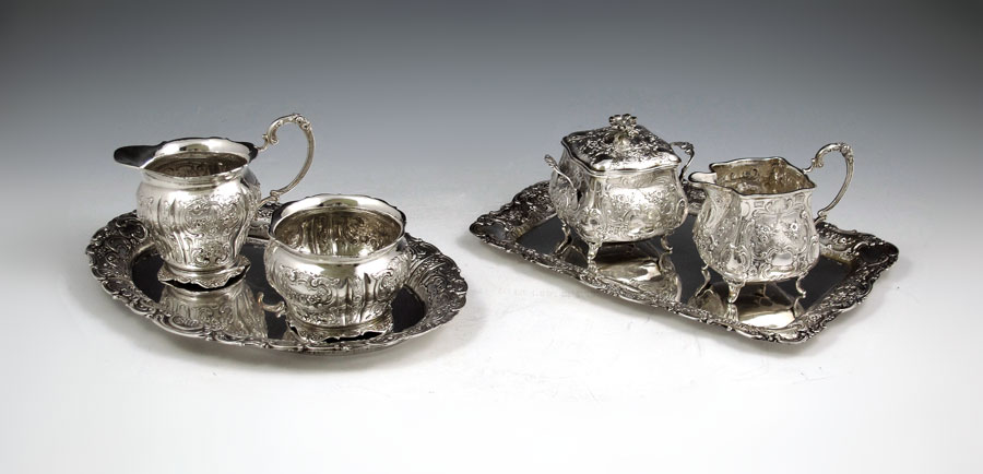 6 PIECE GERMAN 800 SILVER