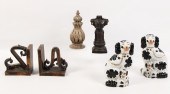 6 PIECE LOT OF DECORATIVE CURI