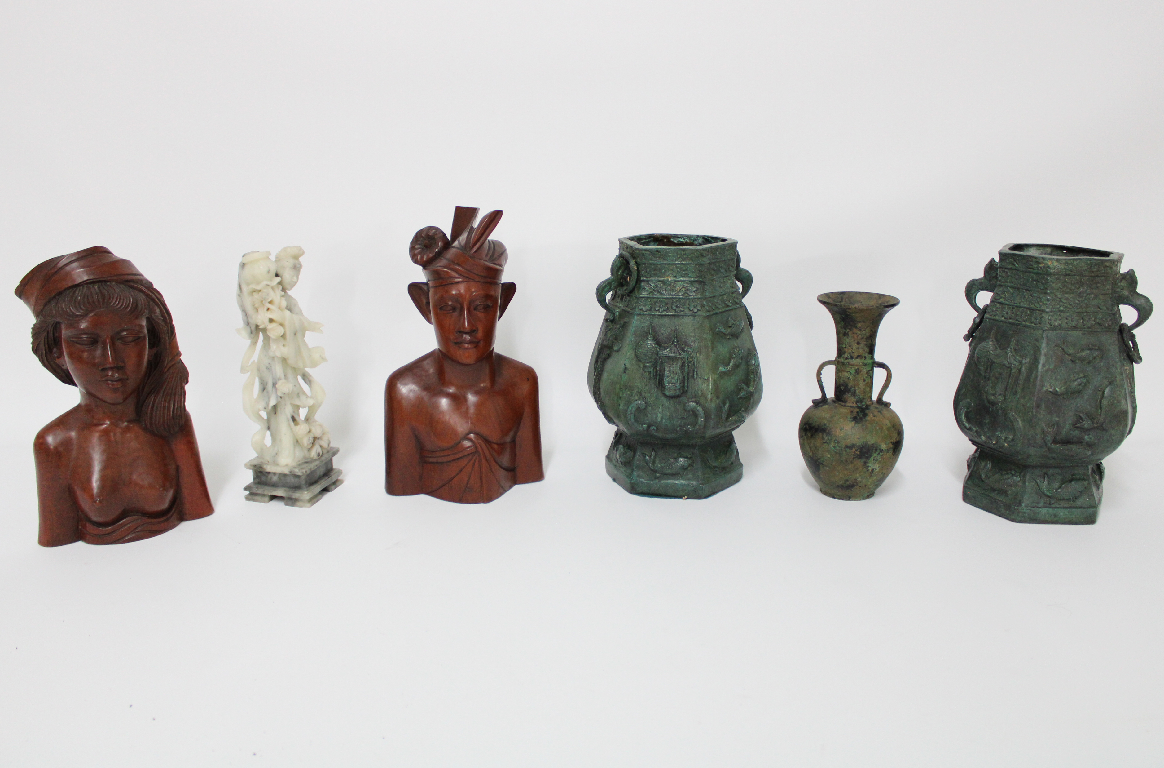 6 PIECE LOT OF ORIENTALIA 6 piece