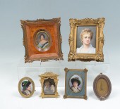 6 PIECE LOT WITH FRAMES AND MI