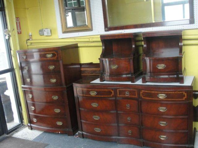 6 Piece Mahogany Georgian Style Bed