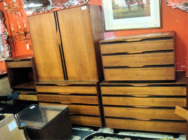 6 Piece Midcentury Bedroom Set.