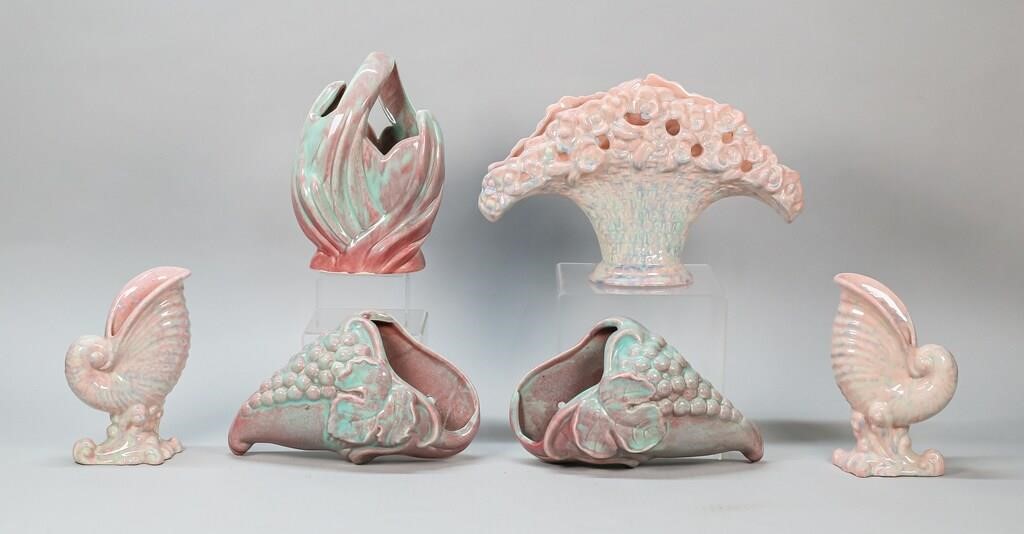 6 PIECE POTTERY LOT WEST COAST &