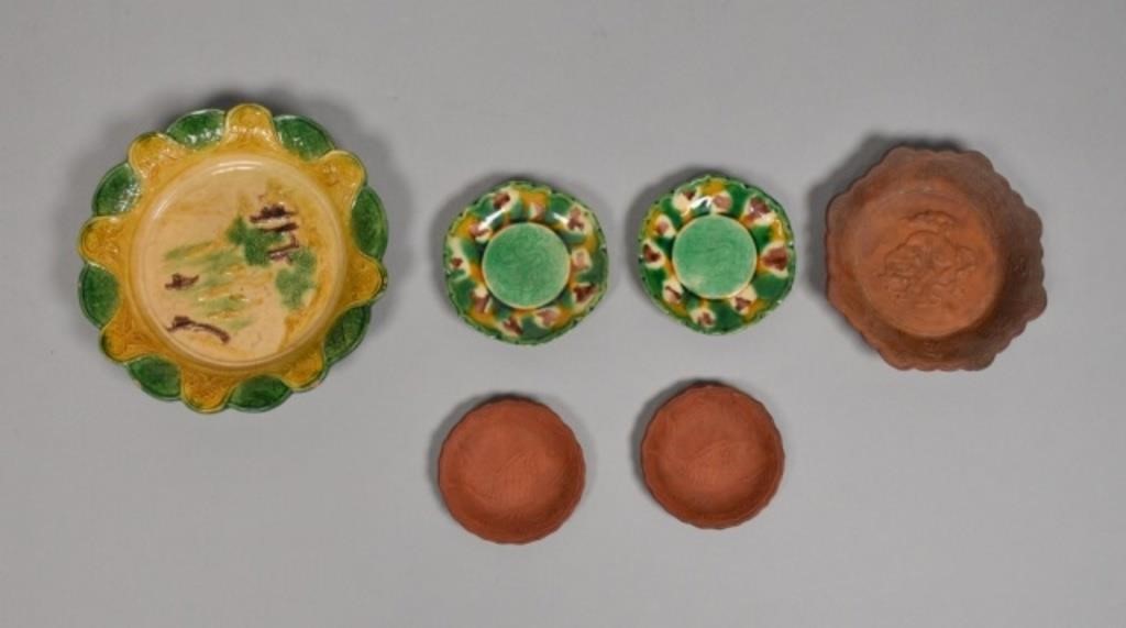 6 PIECE POTTERY LOT6 Pieces of 