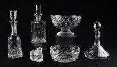 6 PIECE QUALITY CUT GLASS COLL