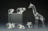 6 PIECE SWAROVSKI CRYSTAL ''AF