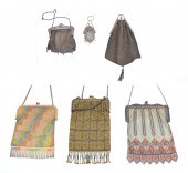 6 PIECE VINTAGE PURSES:1) Fine