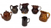 6 PIECES OF BENNINGTON BROWN P
