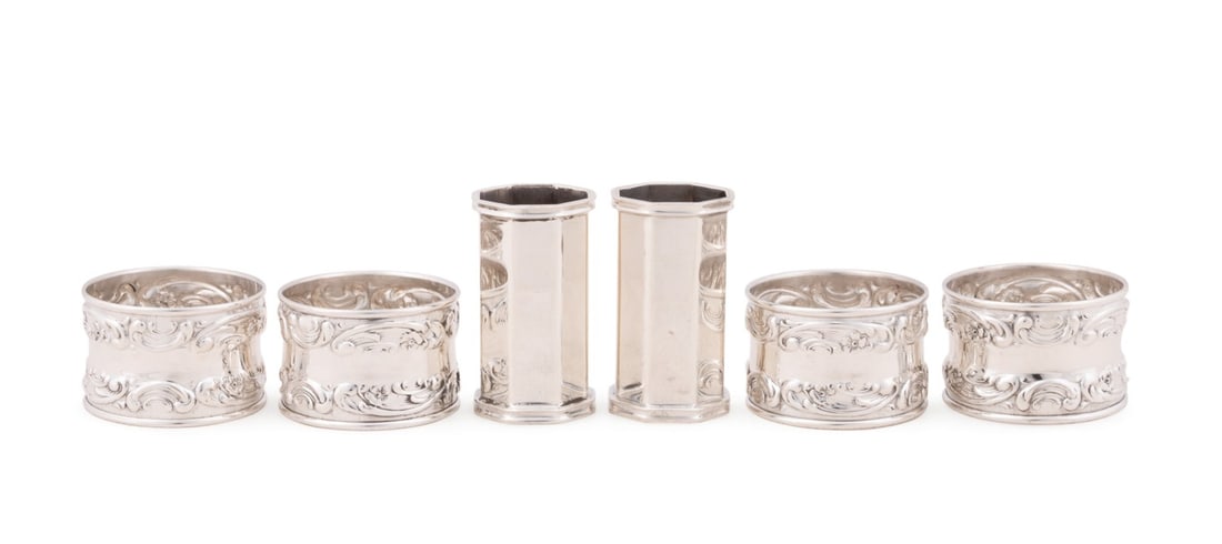 6 PIECES OF GORHAM & TIFFANY