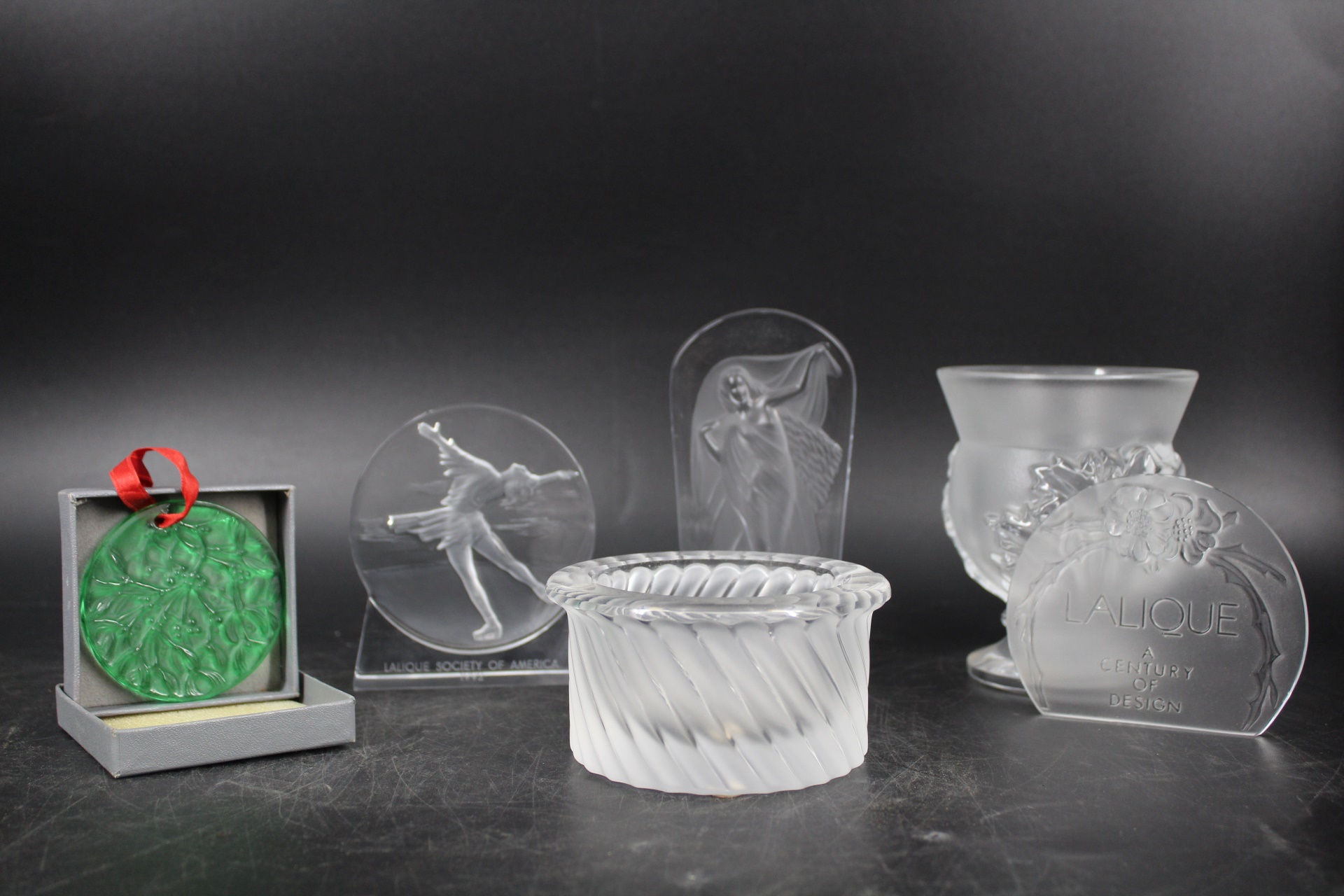 6 PIECES OF MODERN LALIQUE