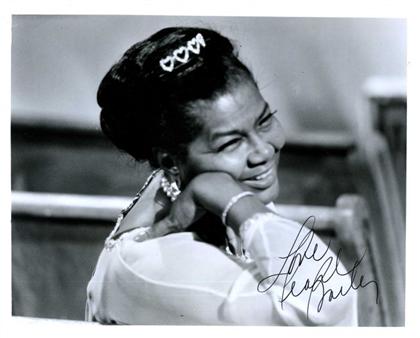 6 pieces.  Photographs Signed.