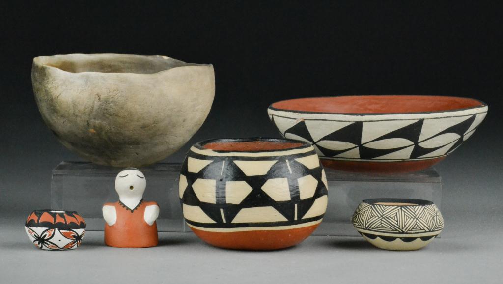 (6) Pieces Southwest PotteryTo