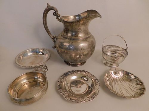 6 PIECES STERLING SILVER -
