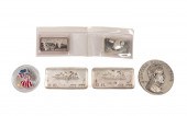 6 PIECES US MADE SILVER BULLIO