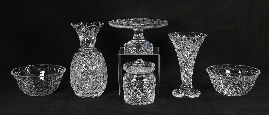 6 PIECES WATERFORD CRYSTAL6 piece
