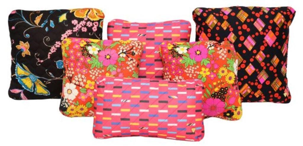 (6) PILO ASSORTED VINTAGE FABRIC