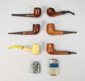 6 PIPES & 2 LIGHTERS6 Pipes: Y