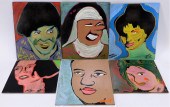 6 POLYCHROMATIC POP ART CELEBR