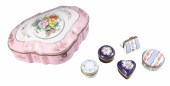 (6) Porcelain dresser and trin