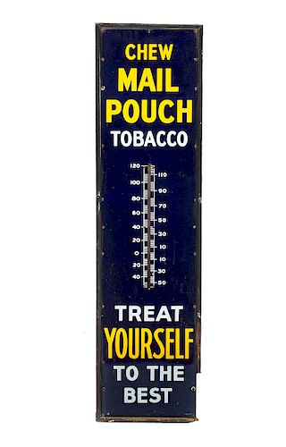 6' PORCELAIN MAIL POUCH TOBACCO