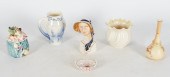 (6) Porcelain Vases, Jar, Figu