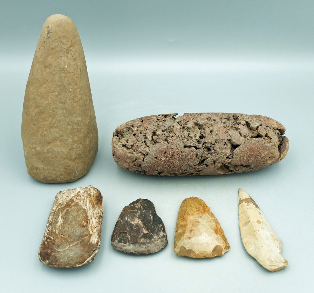 (6) PRE-COLUMBIAN STONE TOOLSA