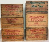(6) REMINGTON CRATES (6) Remin