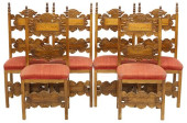 (6) RENAISSANCE REVIVAL CARVED