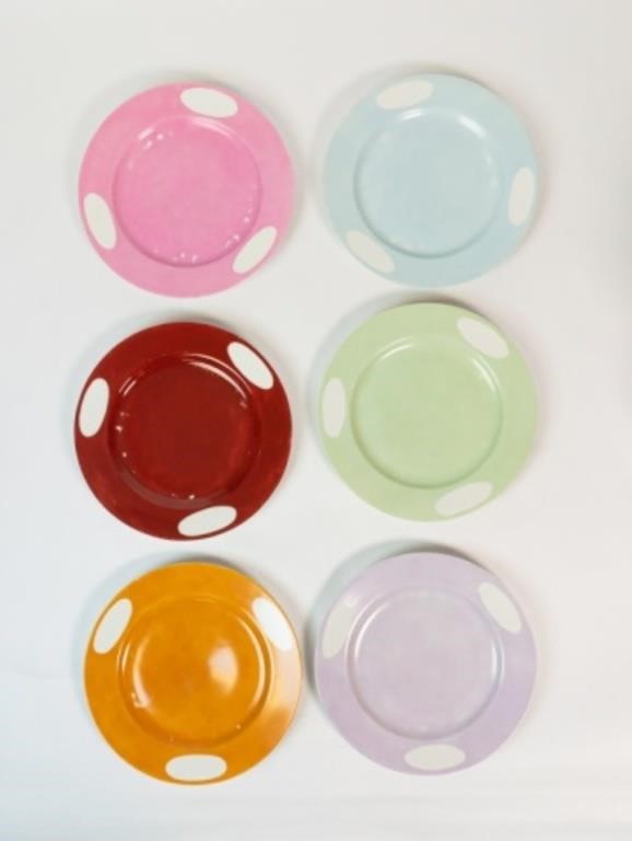 6 ROSENTHAL SALAD PLATESRosenthal