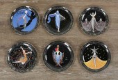 6 ROYAL DOULTON HOUSE OF ERTE