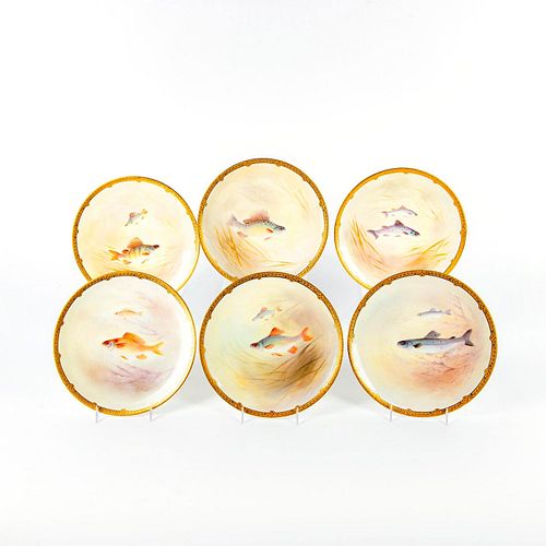 6 ROYAL DOULTON PORCELAIN PLATES,