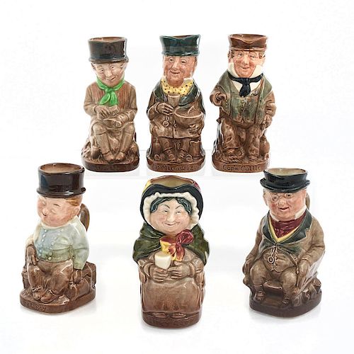 6 ROYAL DOULTON SMALL CHARACTER
