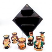 6 ROYAL DOULTON TINY TOBIES JU
