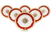 6 RUSSIAN GARDNER PORCELAIN PL