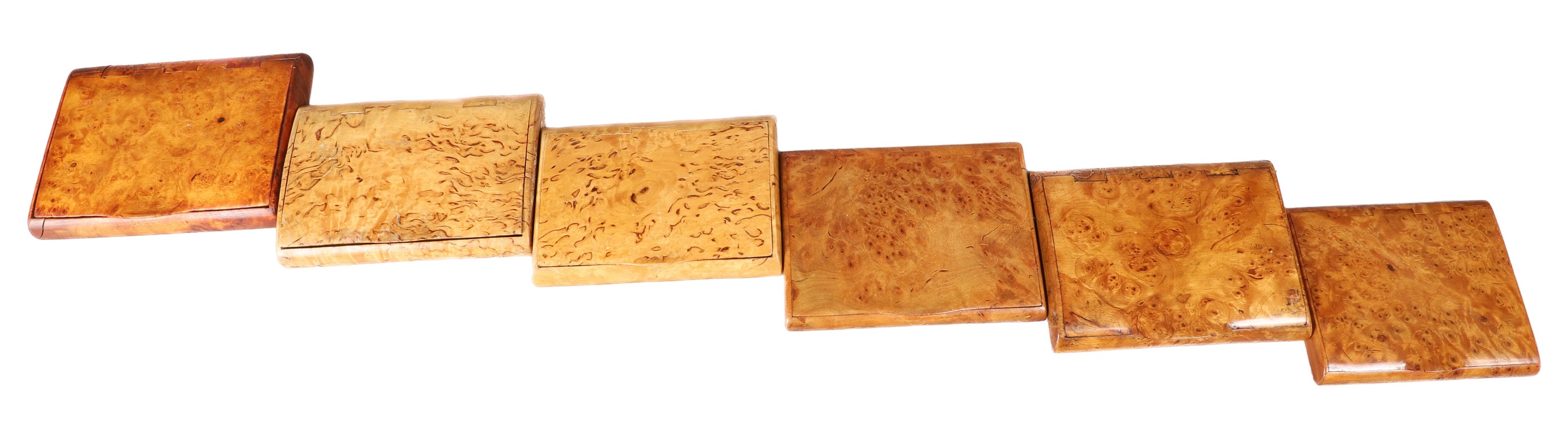 (6) Russian Karelian birch wood
